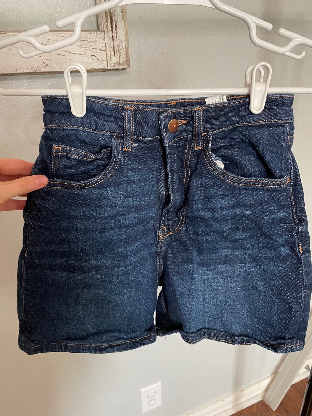 Zara Dark Blue Denim Women's Shorts